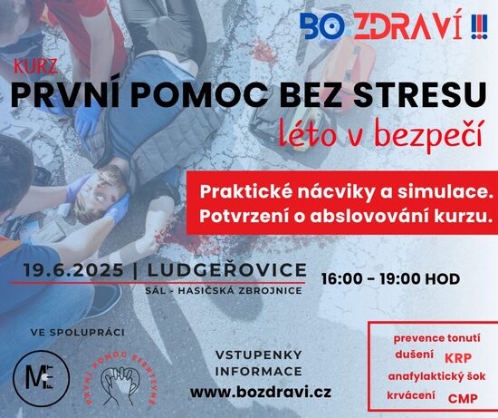 PRVNÍ POMOC BEZ STRESU - LÉTO V BEZPEČÍ 